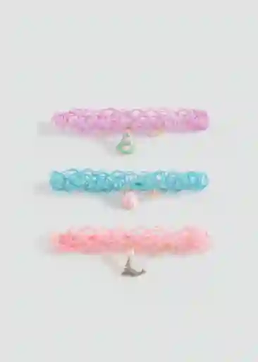 Pulsera Cteddy Rosa Palo Surtidas Talla 99 Niñas Mango