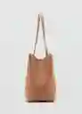 Bolso G Maribel Cuero Talla 99 Mujer Mango