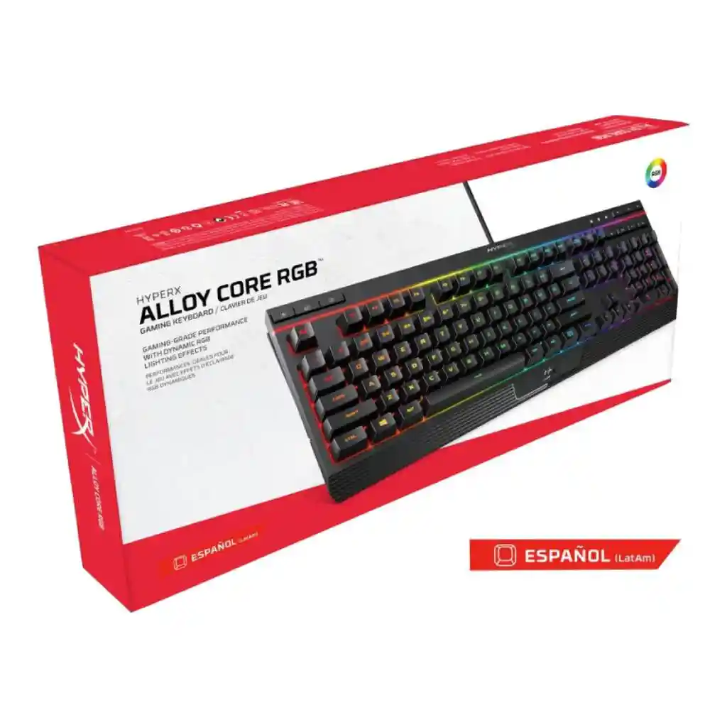 Hyperx Teclado Gamer Alámbrico de Membrana Alloy Core