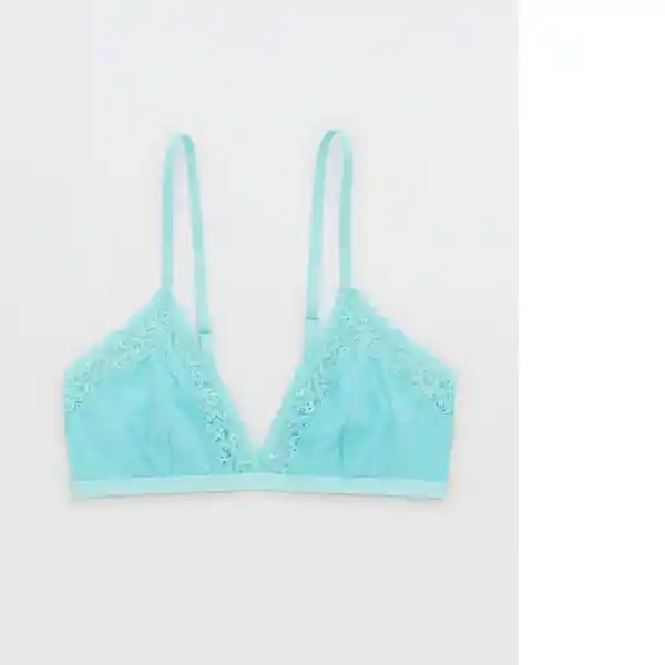 Bralette Azul Talla: SMALL American Eagle