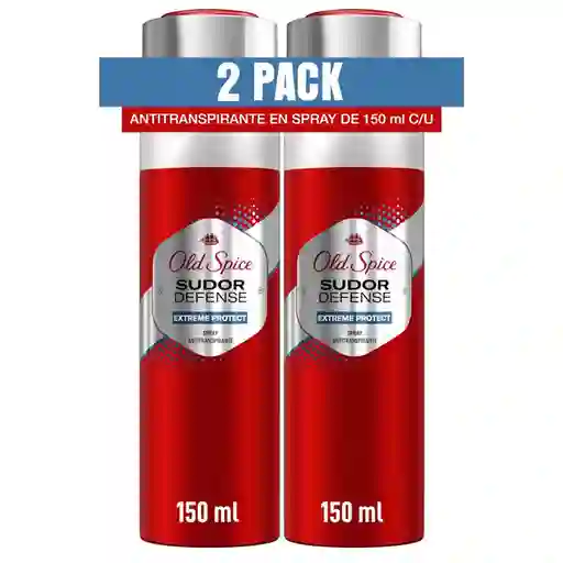 Antitranspirante en aerosol Old Spice Extreme Protect 150 ml x 2 Unidades