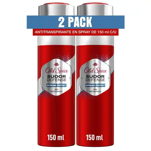 Antitranspirante en aerosol Old Spice Extreme Protect 150 ml x 2 Unidades