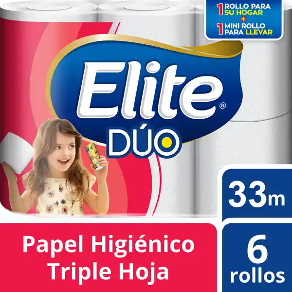 Elite Papel Higiénico Duo Triple Hoja