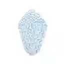 Toalla Para el Cabello Jacquard Azul Claro Miniso