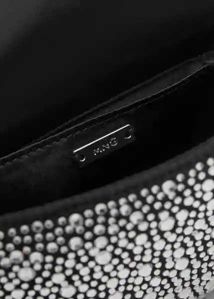 Bolso Auman Negro Mujer Mango