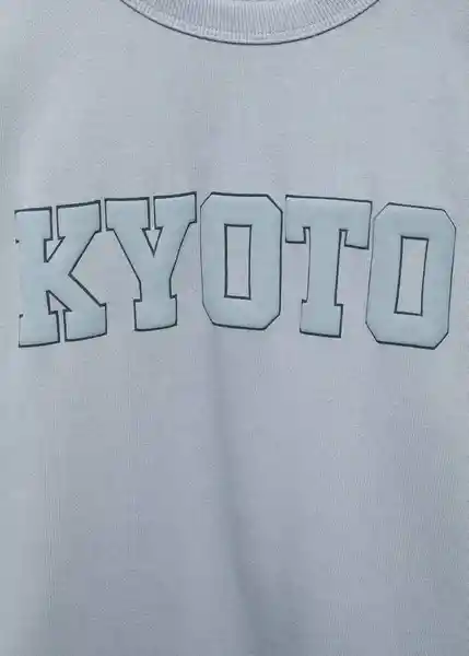Buzo Sudadera Kyoto Azul Talla 12 Niños Mango