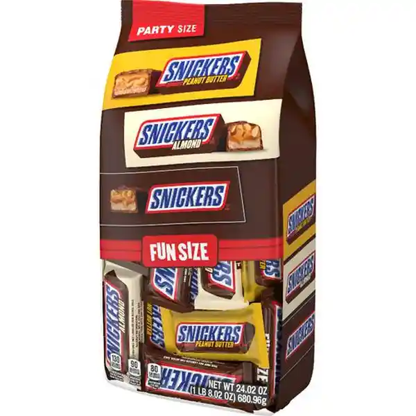 Snickers Chocolate Fiesta de Barras Variadas