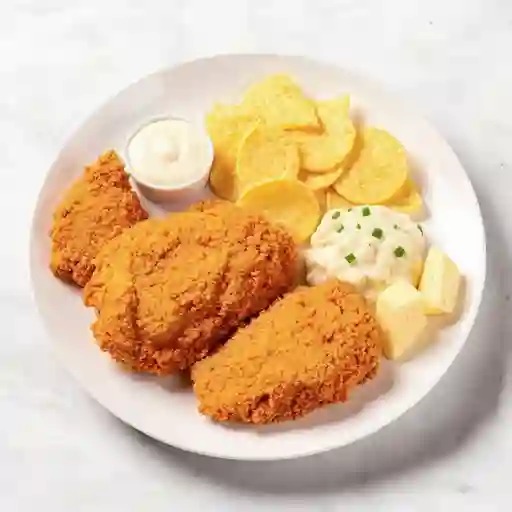 Medio Pollo Apanado