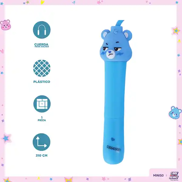 Cuerda de Salto Care Bears Figura Azul Miniso