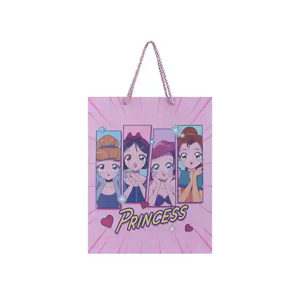 Bolsa de Regalo Serie Disney Manga Princesas Grande Miniso