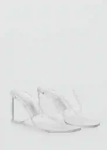 Zapatos Tapa Blanco Talla 39 Mujer Mango