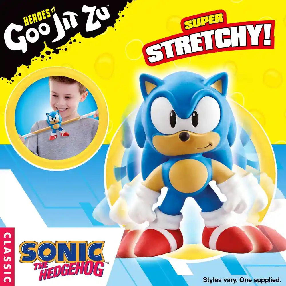 Figura Coleccionable Goo Jit Zu Sonic Stretch