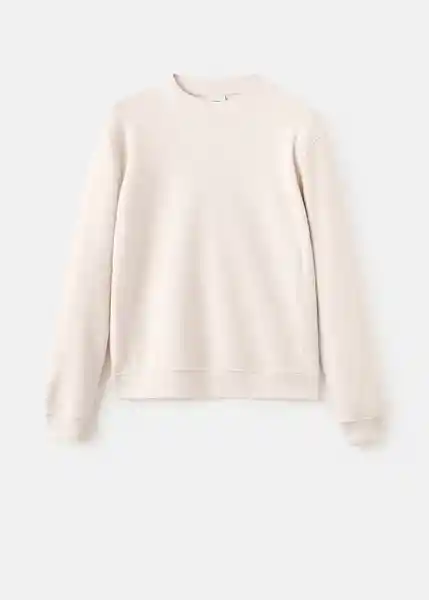 Buzo Sudadera Besalu Crudo Talla M Hombre Mango