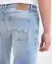 Bermuda Clara Masculino Azul Cristalino Claro Talla 36 Chevignon