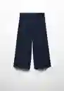 Pantalón Belén Navy Talla 14 Niñas Mango