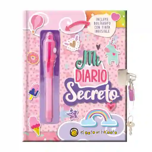 Mi Diario Secreto Con Bolígrafo Con Tinta Invisible