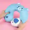 Almohada de Viaje en Forma de u Colección Care Bears Azul Miniso