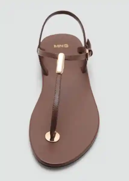 Sandalias Noma Cuero Talla 37 Mujer Mango