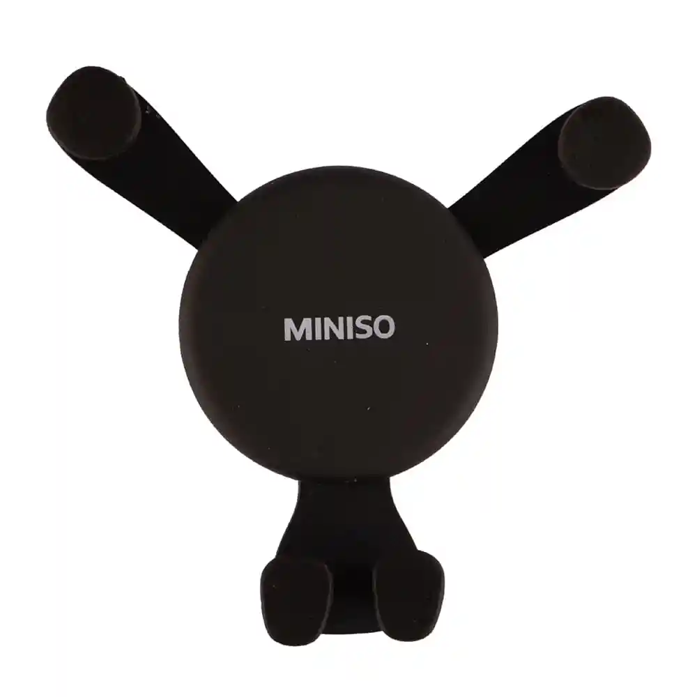 Miniso Soporte De Auto Redondo Para Celular Gris