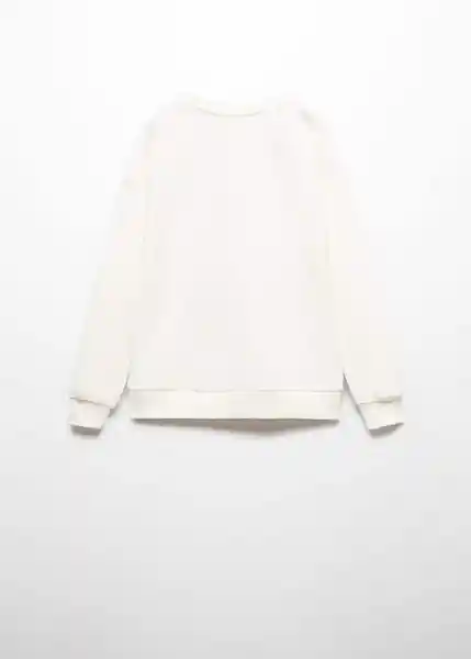 Sudadera Dublini Off Niñas White Talla 12 Mango