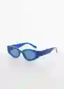 Gafas de Sol Marisa Azul Talla 99 Mujer Mango