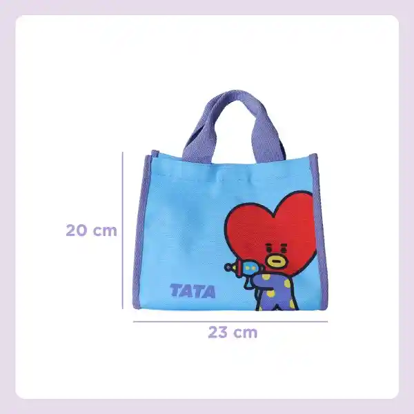 Lonchera Serie Tata Azul Bt21 Miniso