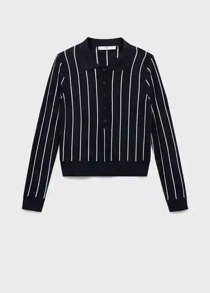Jersey Citrus Navy Talla XS Mujer Mango
