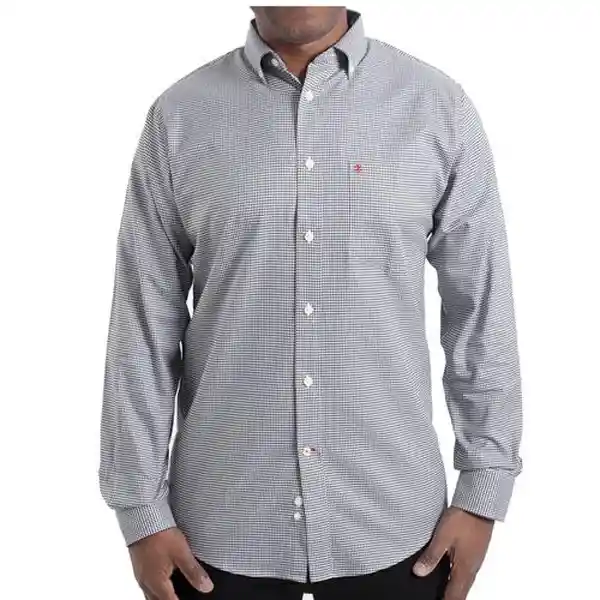 Izod Camisa de Manga Larga Para Hombre