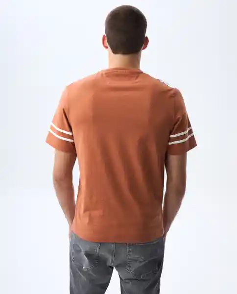 Camiseta Hombre Naranja Talla S 841G007_NAR171147 Americanino