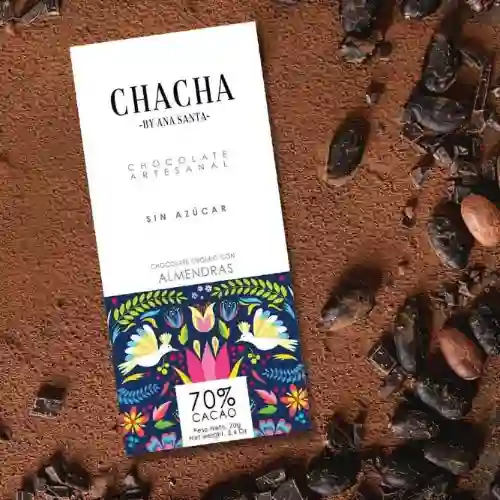 Chocolate en Barra Chacha Almendra 70gr