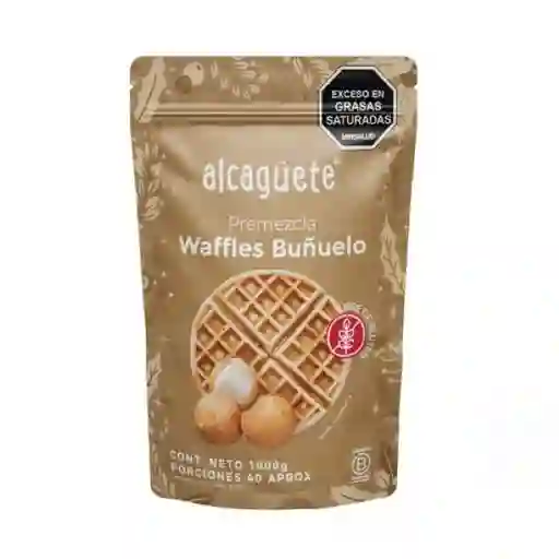 Alcagüete Premezcla Para Wafles y Buñuelos Libre Gluten 1000 g