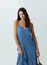 Vestido Frutti Mujer Azul Indigo Talla S Naf Naf