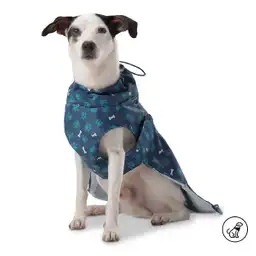 Capa Lluvia Mascota Sussy Azul Talla M 4JF Totto