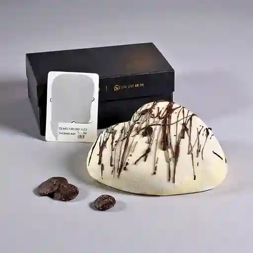 Torta Helada. Corazón Chocolate Blanco