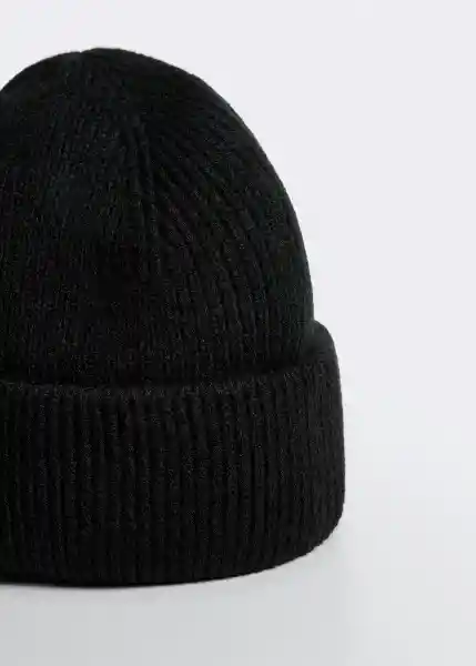 Gorra Small Negro Talla 99 Hombre Mango