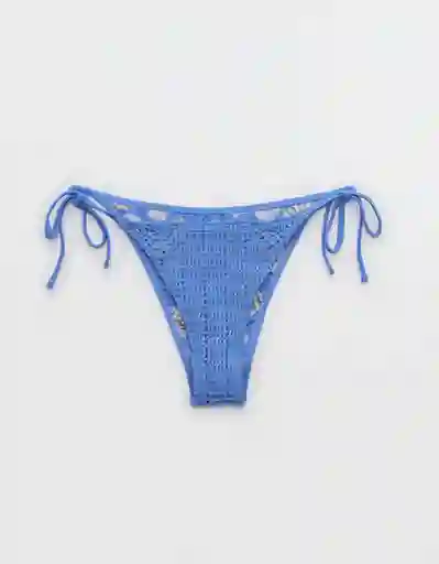 Panti de Bikini Aerie Azul Talla: MEDIUM 5814589 American Eagle