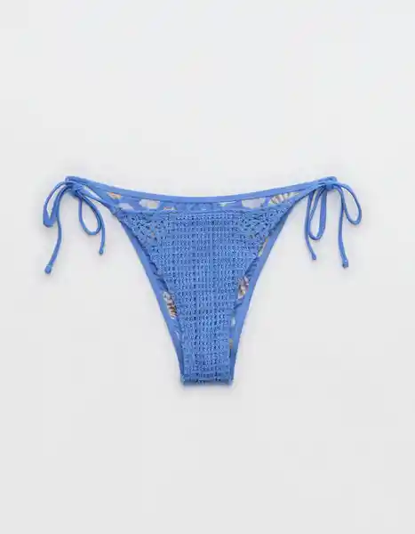 Panti de Bikini Aerie Azul Talla: MEDIUM 5814589 American Eagle