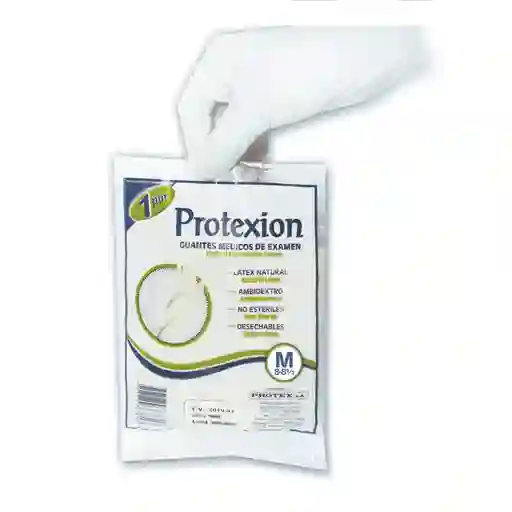 Protex-Ion Guantes Médicos De Examen Talla M