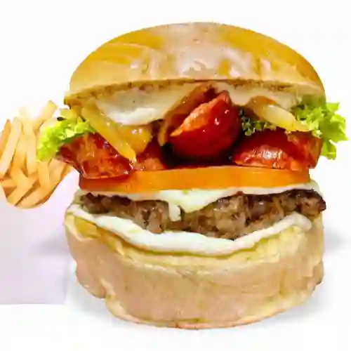 Combo Hamburguesa Porky Angus