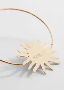 Pendientes Anémona Oro Mujer Mango