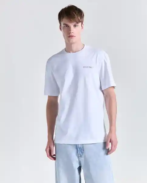 Camiseta Hombre Blanco Talla M 849G000_BLA110601 Americanino