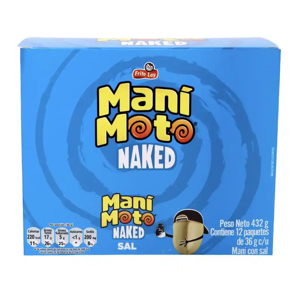 Mani Moto Maní con Sal Naked