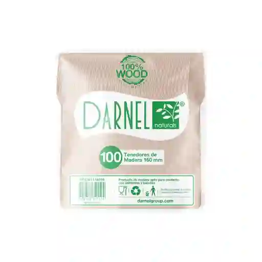 Darnel Tenedor de Madera Naturals