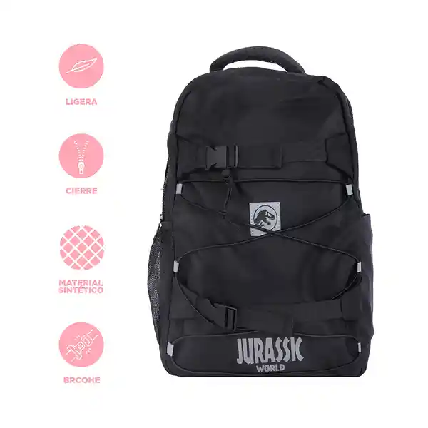 Maleta Escolar Serie Jurassic World Negro Miniso