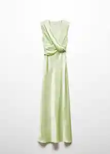 Vestido Lirio-A Verde Talla XS Mujer Mango