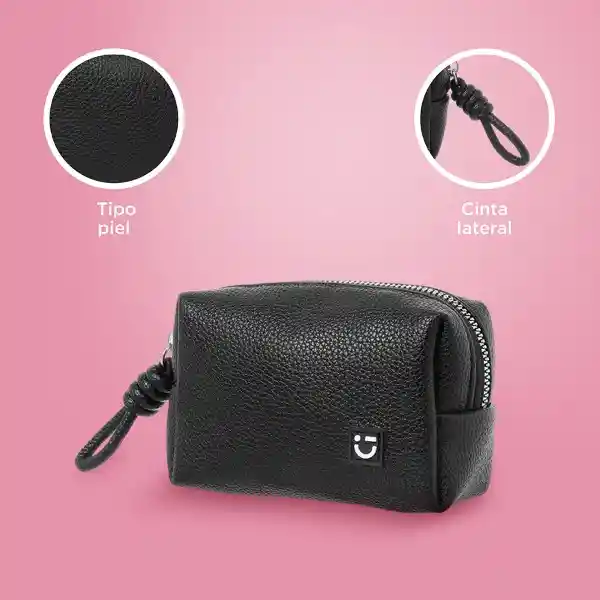 Monedero Con Nudo Negro Serie Miniso