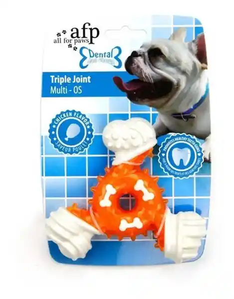 Afp Juguete Plástico Perro Triple Punta All For Paws