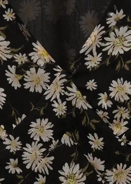 Vestido Belle Negro Talla M Mujer Mango