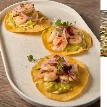Tacos de camarón