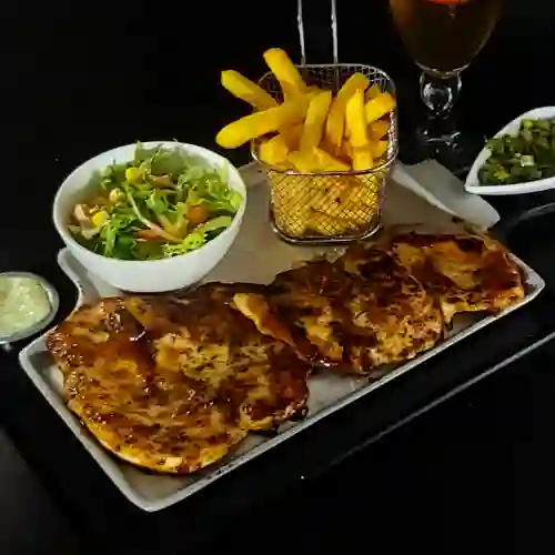 Pechuga de Pollo en Salsa Bbq 300 Gr.